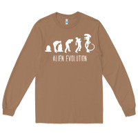 Toasted Coconut alien evolution Long Sleeve Tee - artisFamous