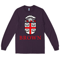 Plum brown university Long Sleeve Tee - artisFamous