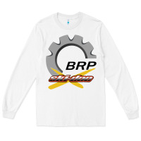 White brp ski doo Long Sleeve Tee - artisFamous