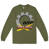 Army Green brp ski doo Long Sleeve Tee - artisFamous