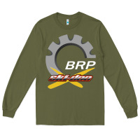 Army Green brp ski doo Long Sleeve Tee - artisFamous