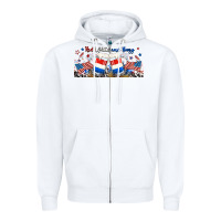 White red white and boozy libbey glass Zipper Hoodie - RanaPortraitStore