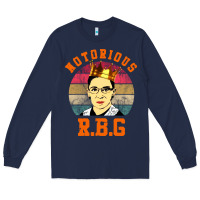 Navy rbg Long Sleeve Tee - artisFamous