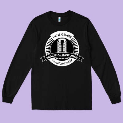 Hans Gruber Day Long Sleeve Tee Designed By Artisfamous