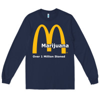 Navy marijuana over 1 million stoned Long Sleeve Tee - artisFamous