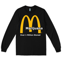 Black marijuana over 1 million stoned Long Sleeve Tee - artisFamous