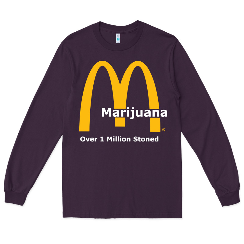 Marijuana Over 1 Million Stoned Long Sleeve Tee by artisFamous | Teevron