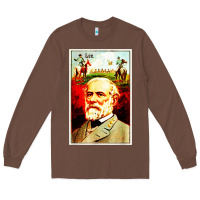 Chestnut lee Confederate General Long Sleeve Tee - artisFamous