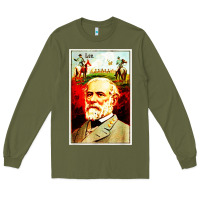 Army Green lee Confederate General Long Sleeve Tee - artisFamous