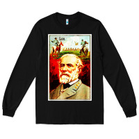 Black lee Confederate General Long Sleeve Tee - artisFamous