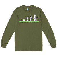 Army Green lego Long Sleeve Tee - artisFamous