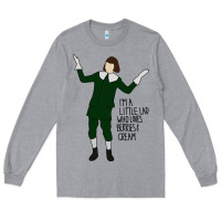 Heather Grey berries and cream Long Sleeve Tee - artisFamous