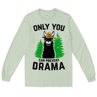 Matcha only you can prevent drama llama Long Sleeve Tee - artisFamous