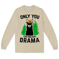 Mushroom only you can prevent drama llama Long Sleeve Tee - artisFamous