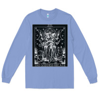 Colony Blue hecate tarot card triple moon goddess witch wiccan pagan Long Sleeve Tee - artisFamous