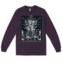 Plum hecate tarot card triple moon goddess witch wiccan pagan Long Sleeve Tee - artisFamous