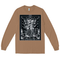Toasted Coconut hecate tarot card triple moon goddess witch wiccan pagan Long Sleeve Tee - artisFamous