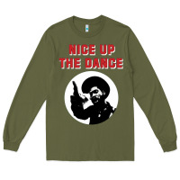Army Green nice up the dance Long Sleeve Tee - artisFamous