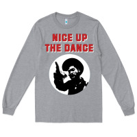 Heather Grey nice up the dance Long Sleeve Tee - artisFamous