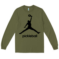 Army Green funny pickleball Long Sleeve Tee - artisFamous