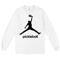 White funny pickleball Long Sleeve Tee - artisFamous