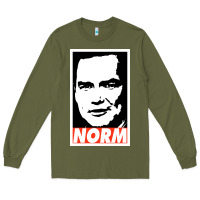 Army Green norm macdonald Long Sleeve Tee - artisFamous