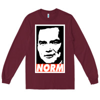 Burgundy norm macdonald Long Sleeve Tee - artisFamous