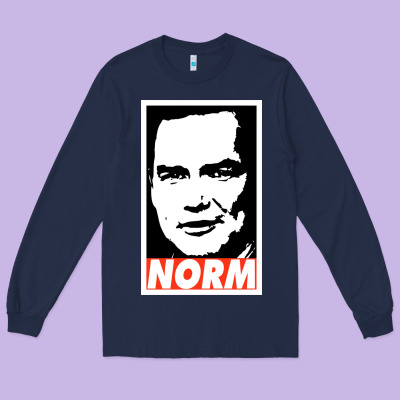 Norm Macdonald Long Sleeve Tee Designed By Artisfamous