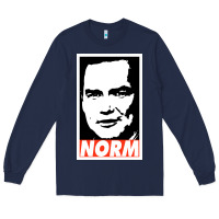 Navy norm macdonald Long Sleeve Tee - artisFamous