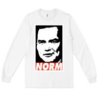 White norm macdonald Long Sleeve Tee - artisFamous