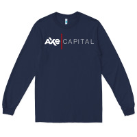 Navy axe capital Long Sleeve Tee - artisFamous