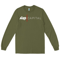 Army Green axe capital Long Sleeve Tee - artisFamous