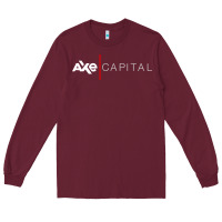 Burgundy axe capital Long Sleeve Tee - artisFamous