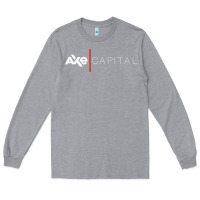 Heather Grey axe capital Long Sleeve Tee - artisFamous