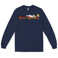 Navy Dennis the Menace funny cartoon movie Long Sleeve Tee - artisFamous