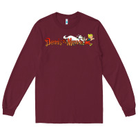 Burgundy Dennis the Menace funny cartoon movie Long Sleeve Tee - artisFamous