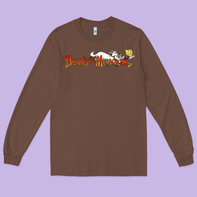 Dennis The Menace Funny Cartoon Movie Long Sleeve Tee Designed By Artisfamous
