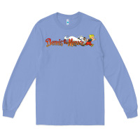 Colony Blue Dennis the Menace funny cartoon movie Long Sleeve Tee - artisFamous