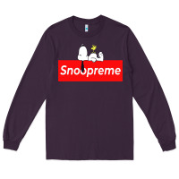 Plum snoopreme Long Sleeve Tee - artisFamous