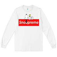 White snoopreme Long Sleeve Tee - artisFamous