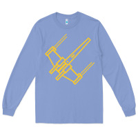 Colony Blue x wing starfighter Long Sleeve Tee - artisFamous