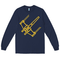 Navy x wing starfighter Long Sleeve Tee - artisFamous