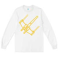 White x wing starfighter Long Sleeve Tee - artisFamous