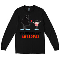 Black strangers are awesome Long Sleeve Tee - artisFamous