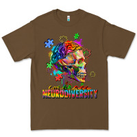 Cacao Embrace neurodiversity Premium Tee - FaDigitalArtStudio
