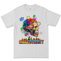 Dove Grey Embrace neurodiversity Premium Tee - FaDigitalArtStudio