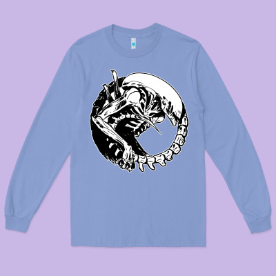 Xenomorph Long Sleeve Tee Designed By Artisfamous