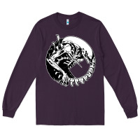 Plum xenomorph Long Sleeve Tee - artisFamous