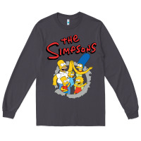 Smoke the simpsons funny family Long Sleeve Tee - artisFamous