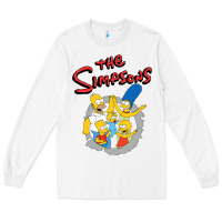 White the simpsons funny family Long Sleeve Tee - artisFamous